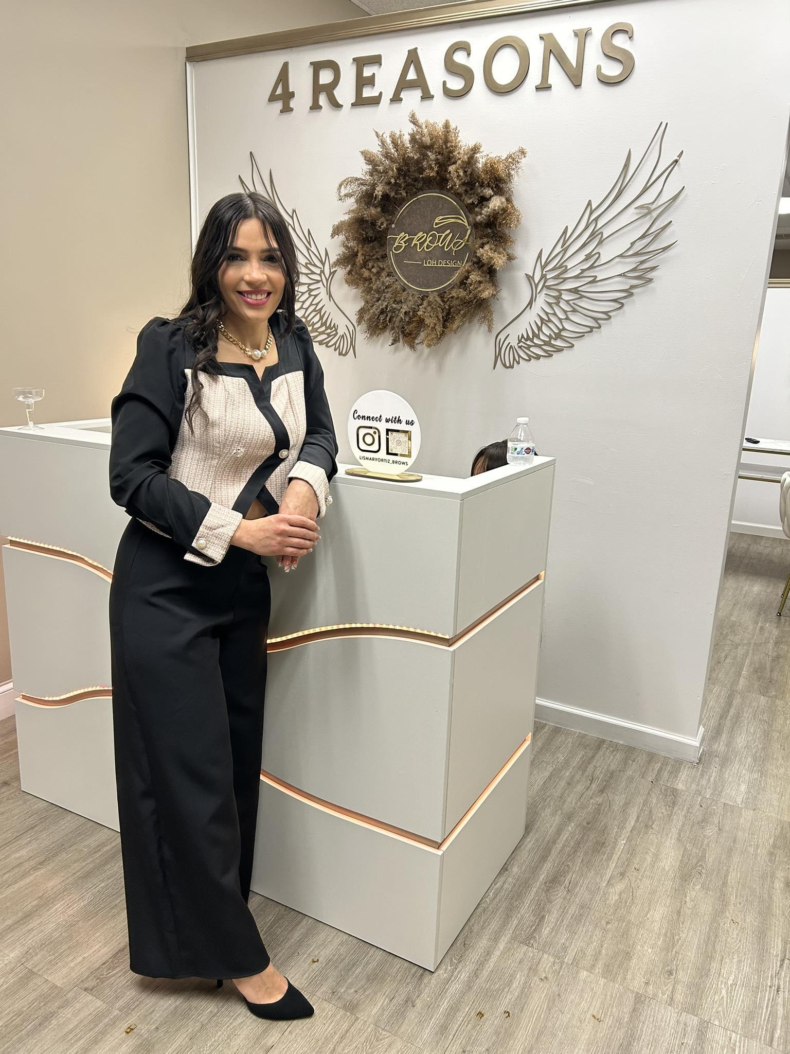 Beauty transformation at LOH Brows salon